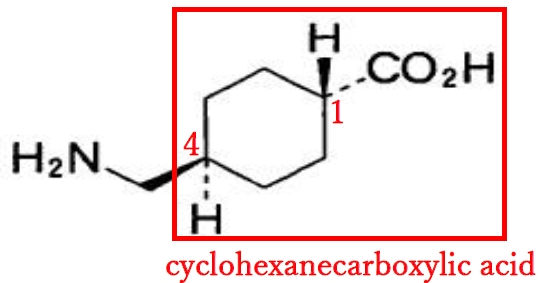 トラネキサム酸の構造と化学名 薬剤師国家試験